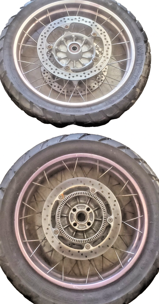 BMW R1150GS AND ADVENTURE ABS 17" REAR WHEEL 17 " FRONT WHEEL