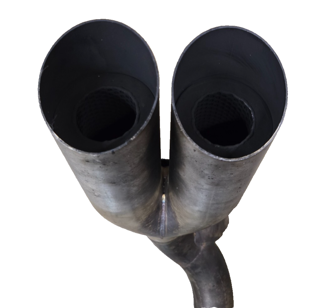 2011 DUCATI MONSTER 796 Dual-Tube Slip-on Muffler MID PIPE  #0245