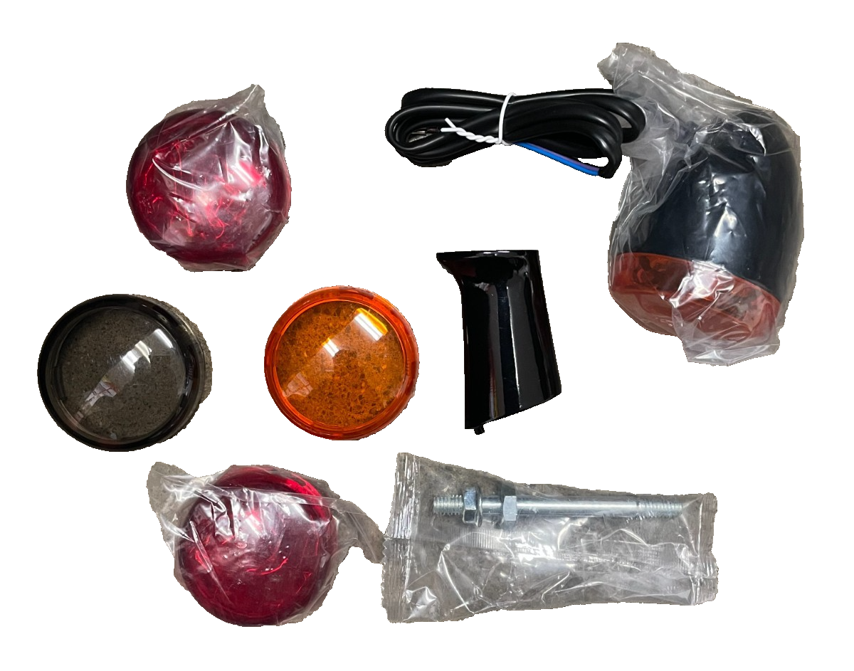 Gloss black Rear Turn Signal Light For Harley sportster XL883 XL1200 1992-up