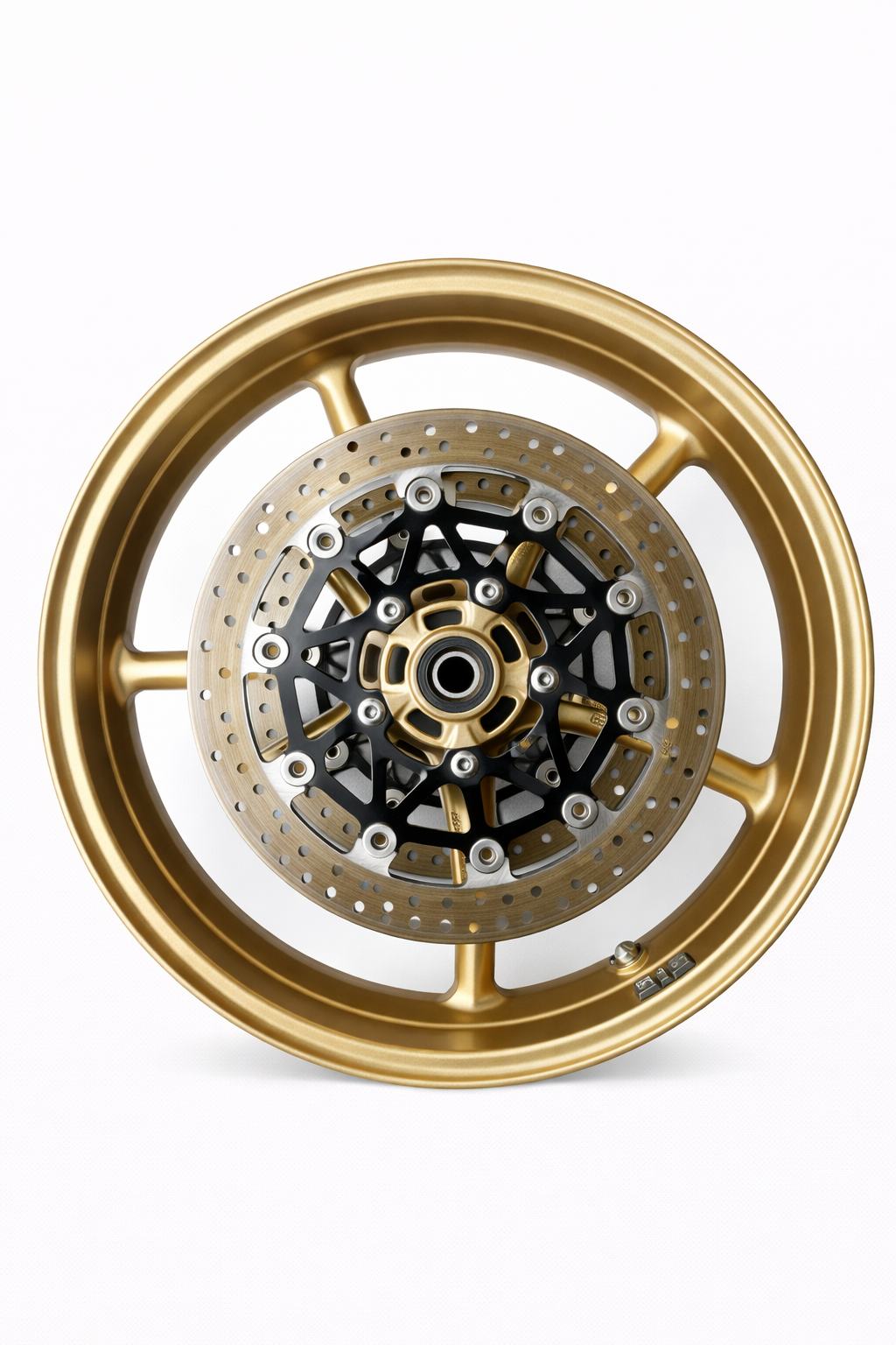 2009 - 2012 TRIUMPH DAYTONA 675 OEM GOLD FRONT/REAR RIM SET  #0360