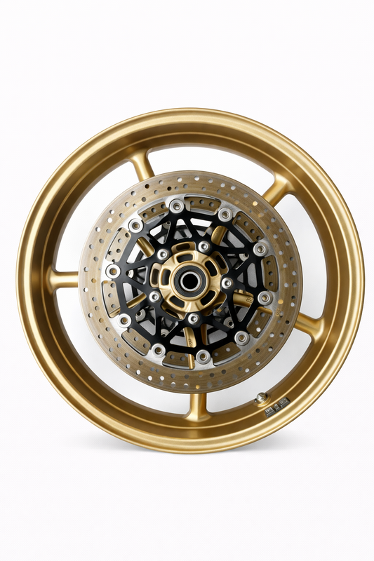 2009 - 2012 TRIUMPH DAYTONA 675 OEM GOLD FRONT/REAR RIM SET  #0360