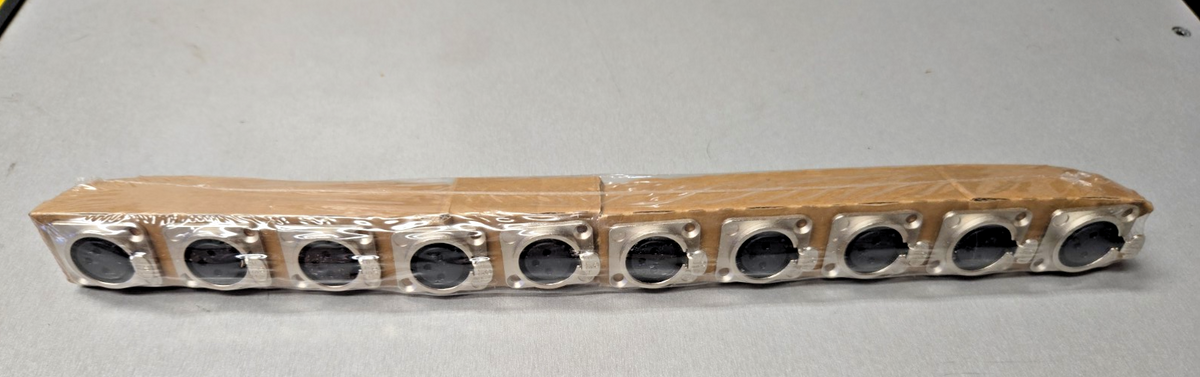 NEUTRIK NC3FP-1 Female Panel Mount XLR Connector Lot of 10  #1255