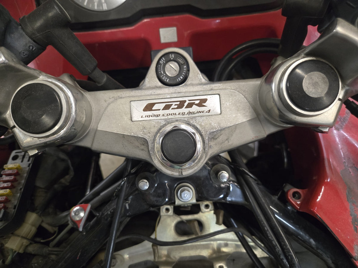 Honda CBR1000f  1991 Top Steering Clamp Nut Cap and forks caps #1182