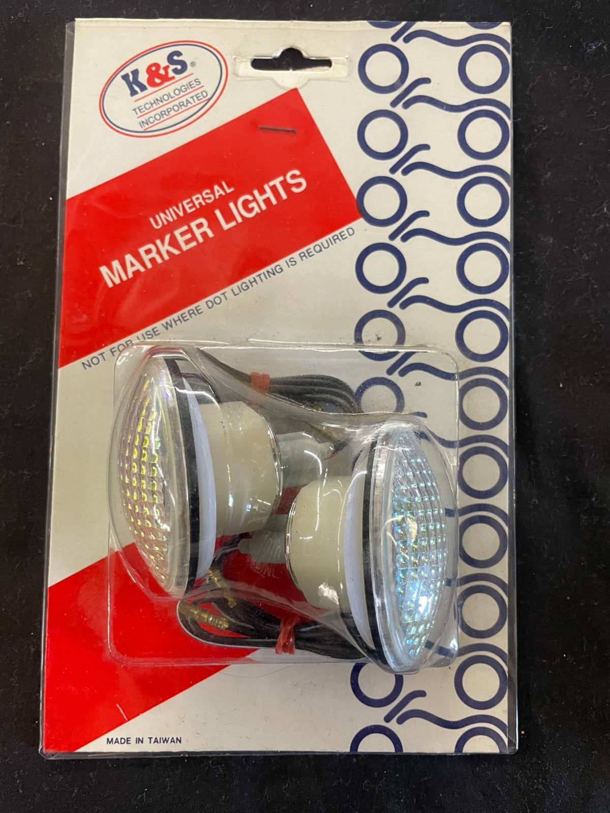 K&S 25-8277 MARKER LIGHTS, FLAT OVAL, SMALL (S/F) RAINBOW   #0313