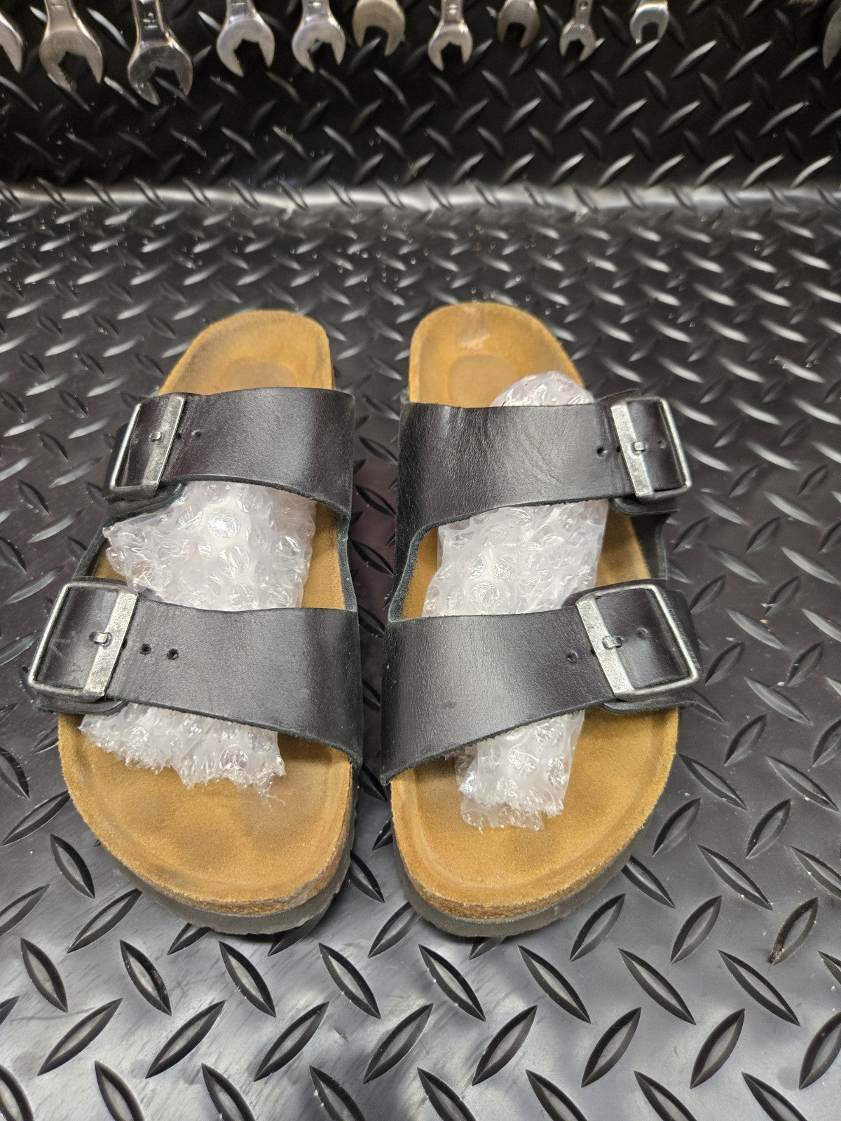 Birkenstock Arizona Black Shoes Sandals WOMEN Size 39 250 US 8 #0503