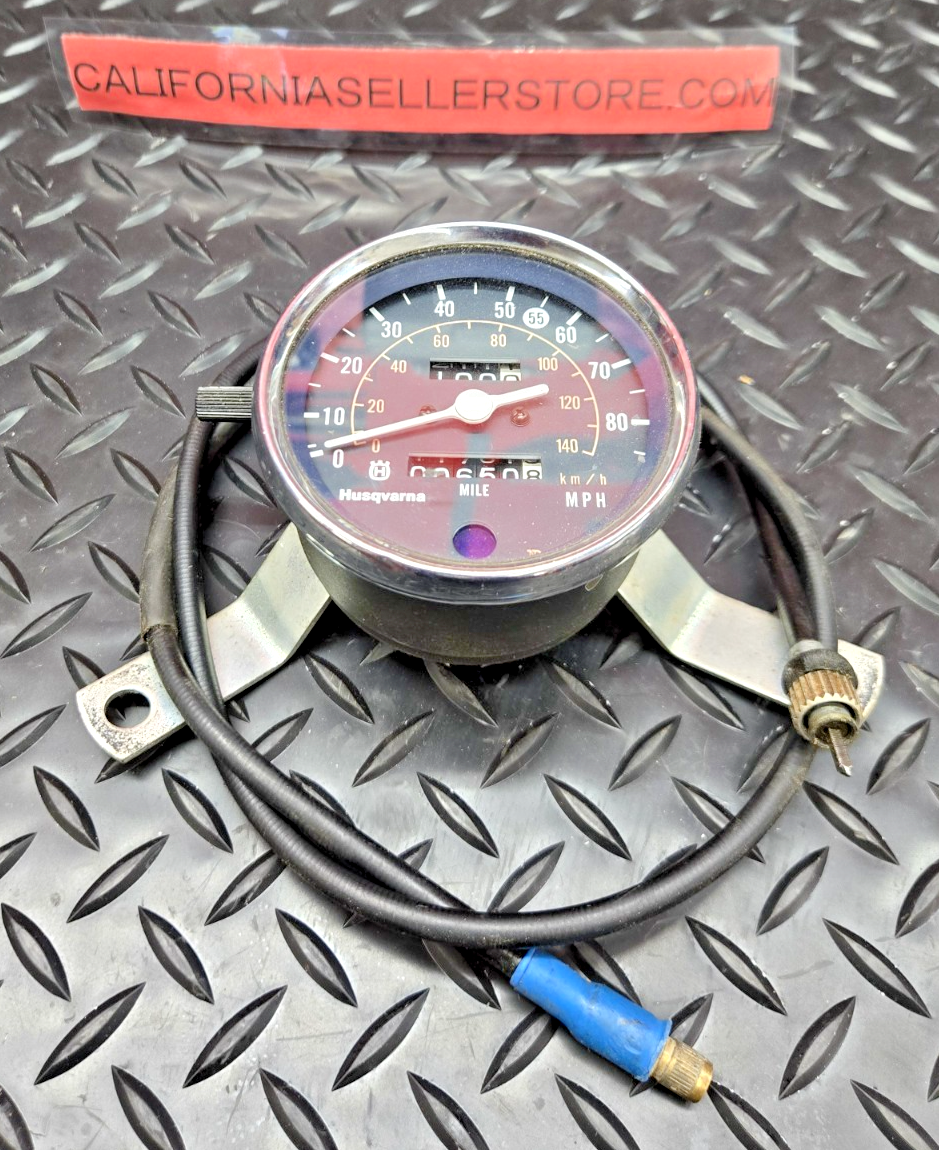 HUSQVARNA 510 TE  ENDURO WR WXE WRX SPEEDOMETER MPH/KMH OEM WITH CABLE #0788