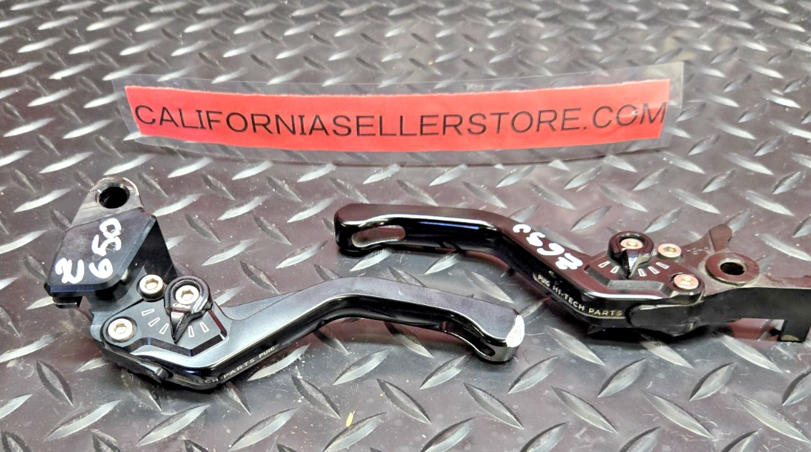PUIG Levers + Adaptors Clutch and brake KAWASAKI Z650 adjustable  #0806
