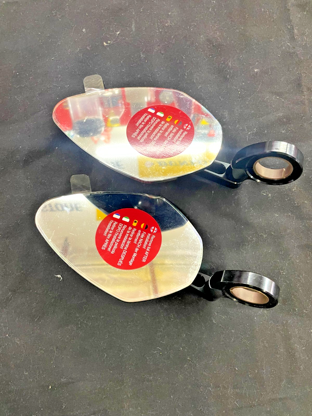 2X Motogadget mo View Sport 60 Glassless Motorcycle Bar-End Mirror  #0160