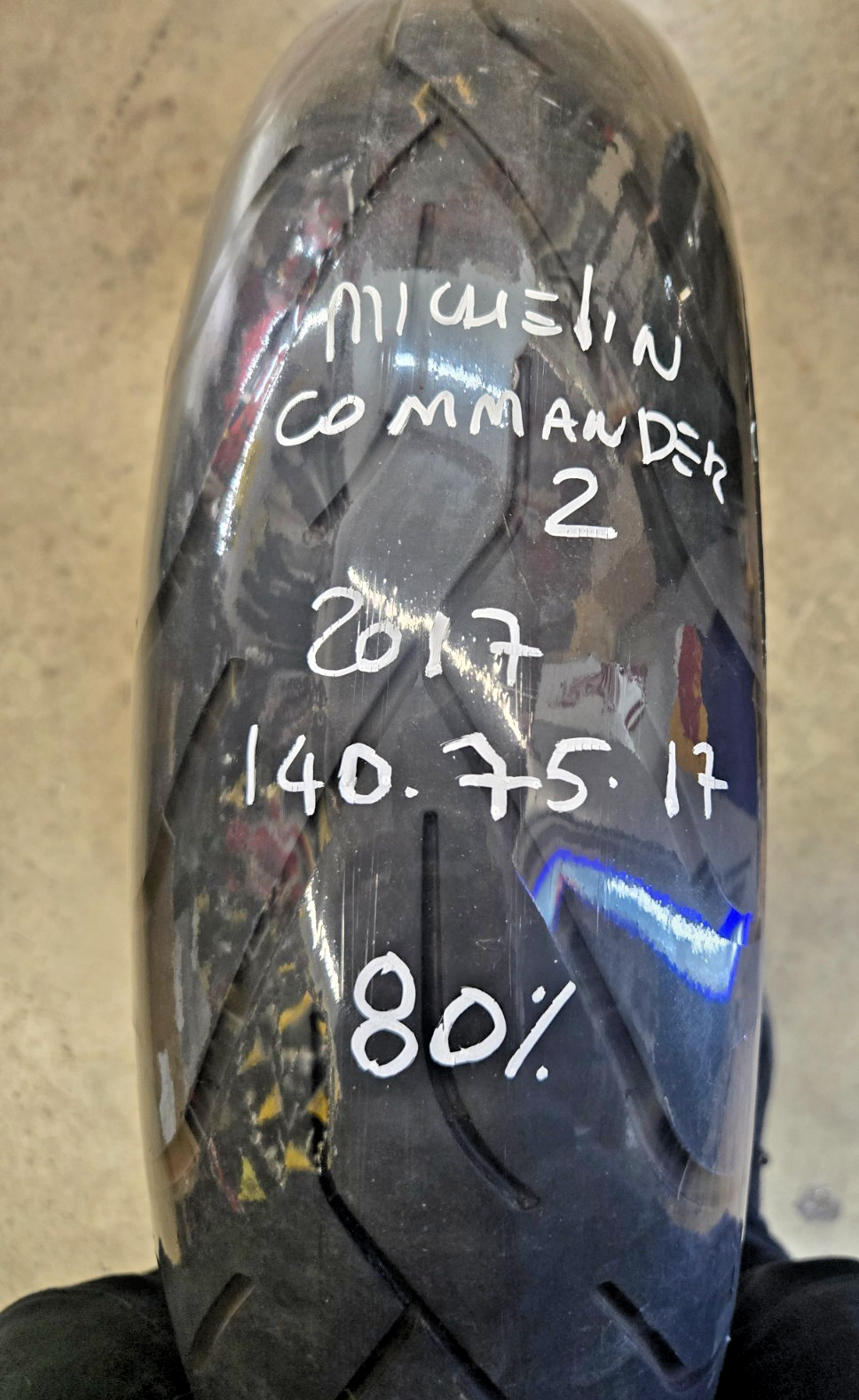 Michelin Commander II 140/75R17 Front Tire  2017   80%