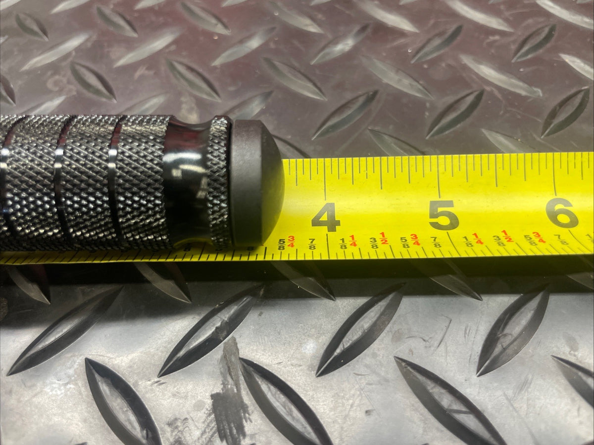 Racing Black Aluminum Foot Pegs 3 1/2”  M8 Bolt   #1407