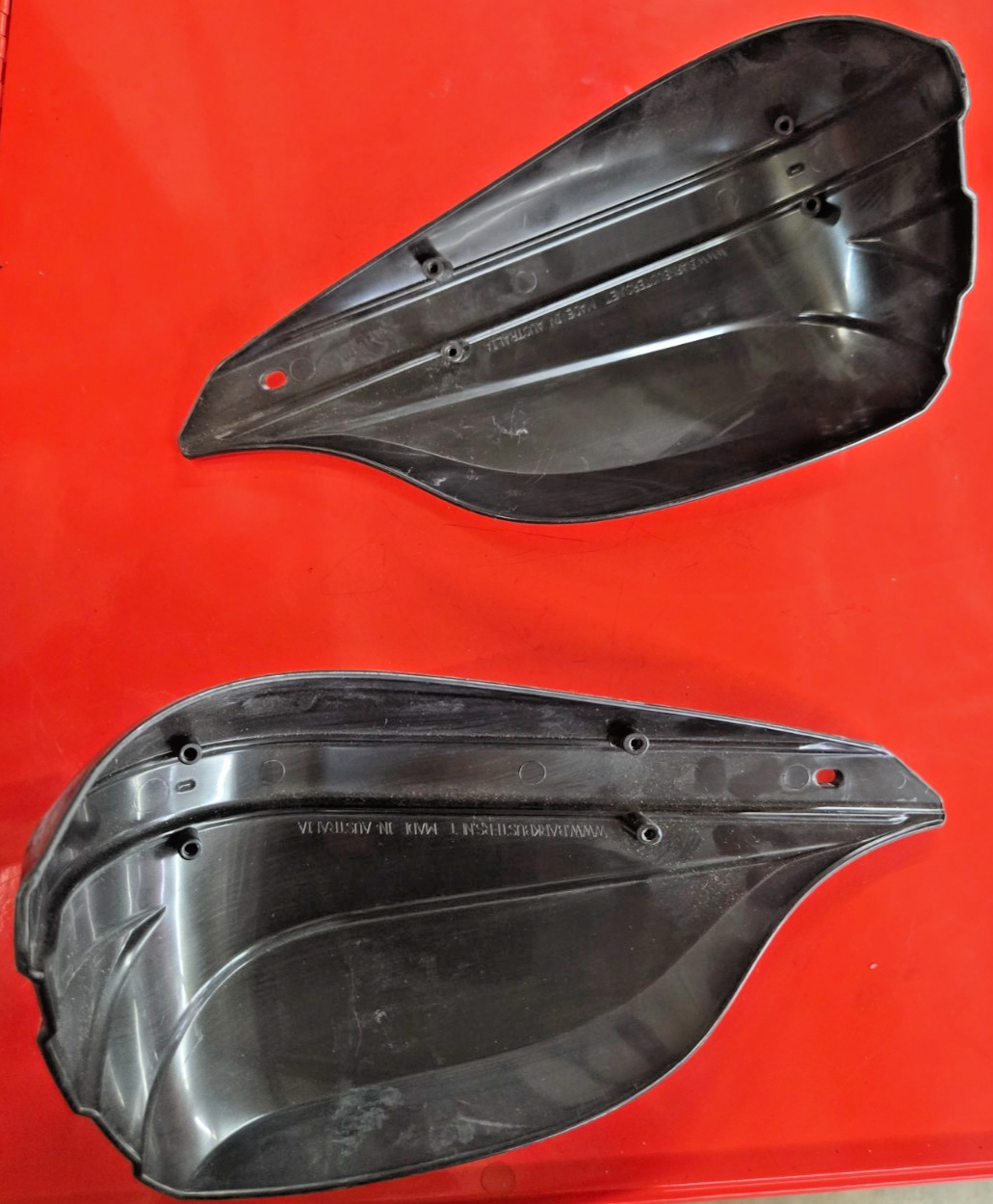 Barkbusters Storm Plastic Guards Only Black STM-003-00-BK  #0423