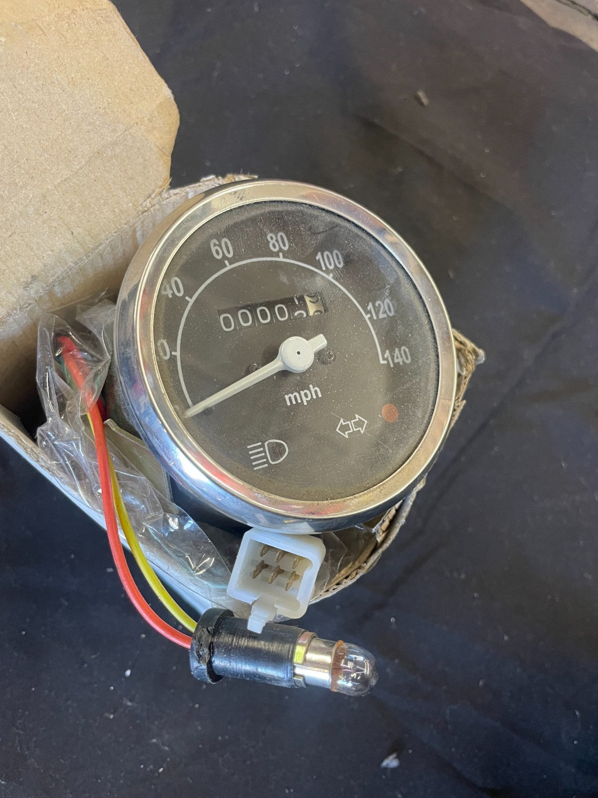 4 X Motorcycle speedometer CAFE RACER STYLE CB550 CB750 XS650  #0218