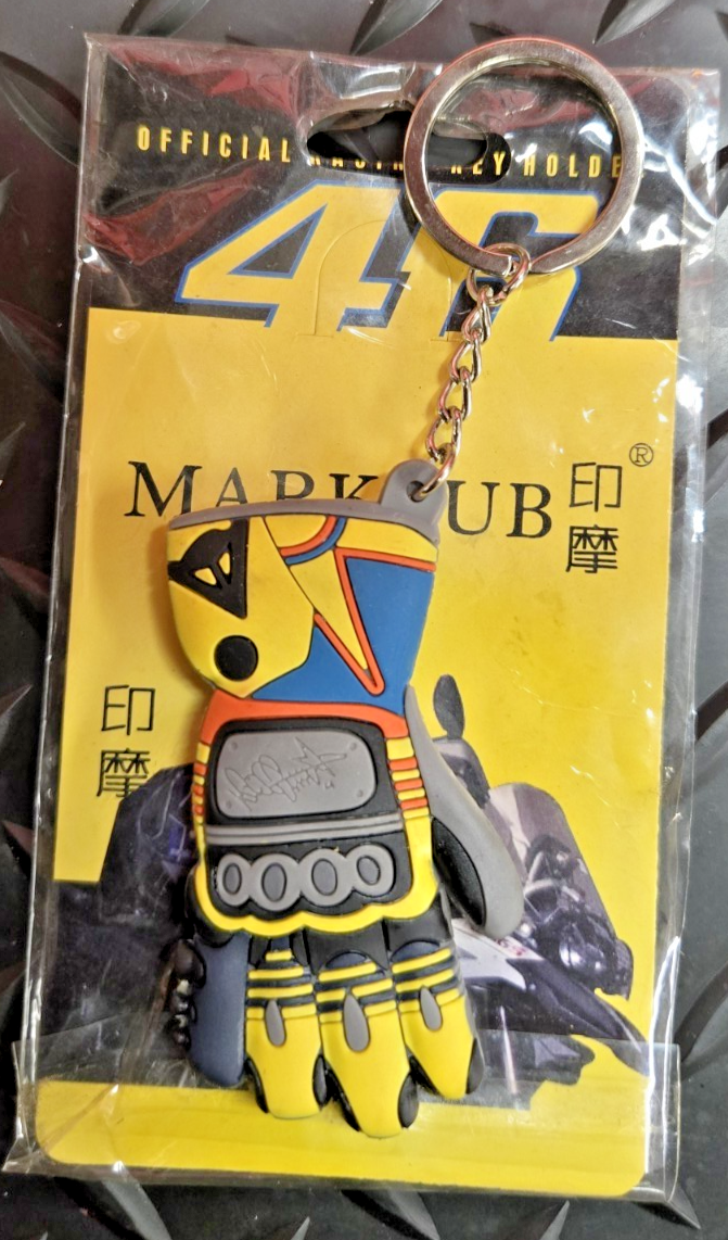 VR46 Keychain Valentino Rossi 46 MotoGP RacinG DAINESE GLOVE #1190
