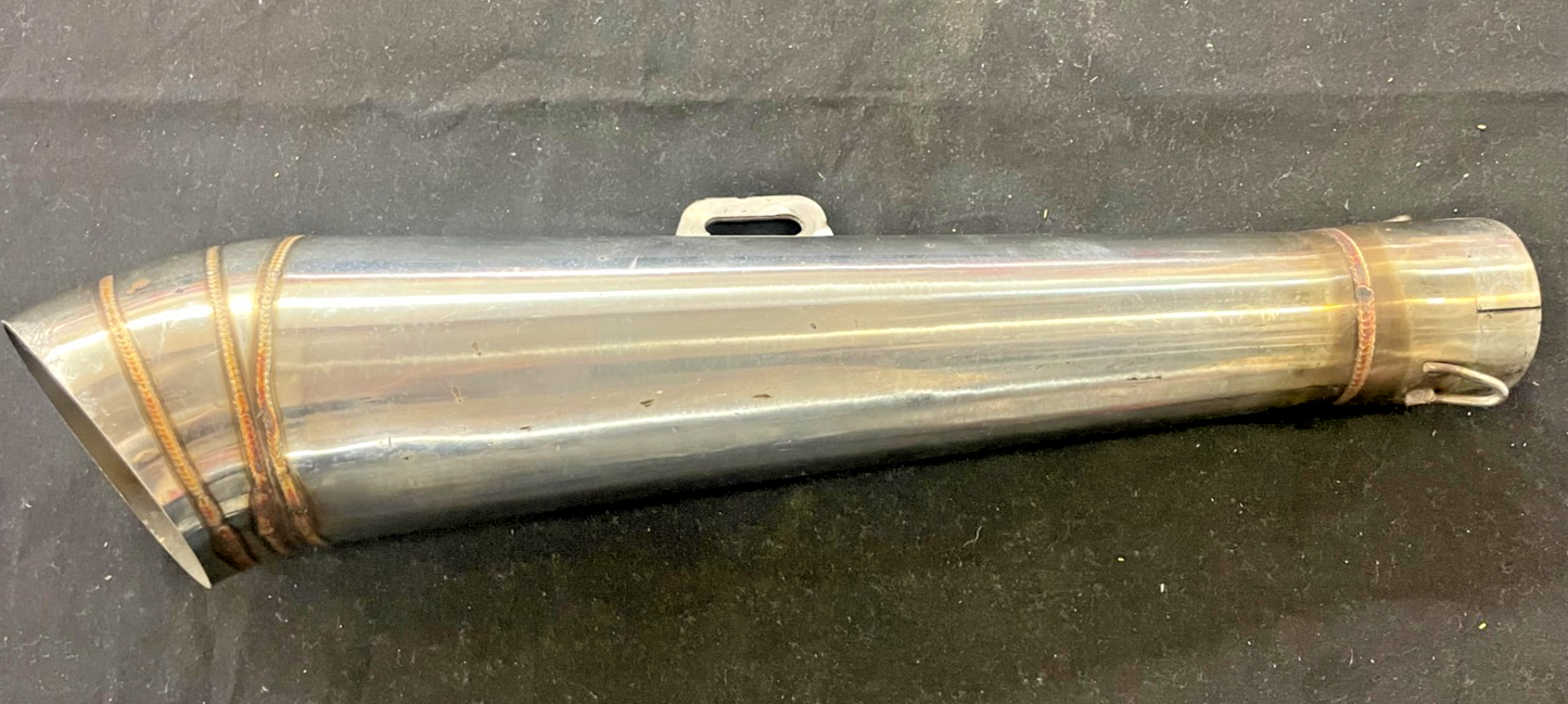 Motorcycle Exhaust Muffler Street Bike Cafe Racer Brat 51mm #0495