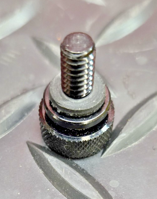 CNC Seat Bolt Black Screw for Harley Davidson #0865