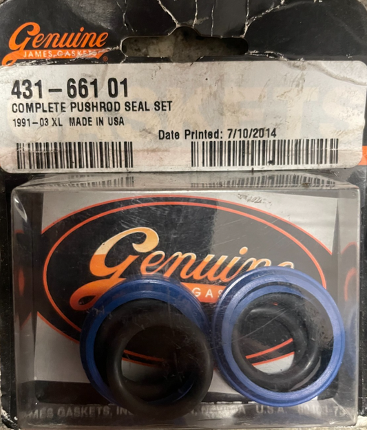 Harley Davidson Sportster James Pushrod Cover Seal Kit #JGI-11190-V2  #0307