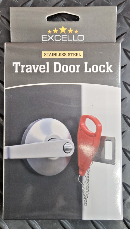 Excello EXOSPLSTRVL0003 Hotel Door Lock Red & Silver  #1162