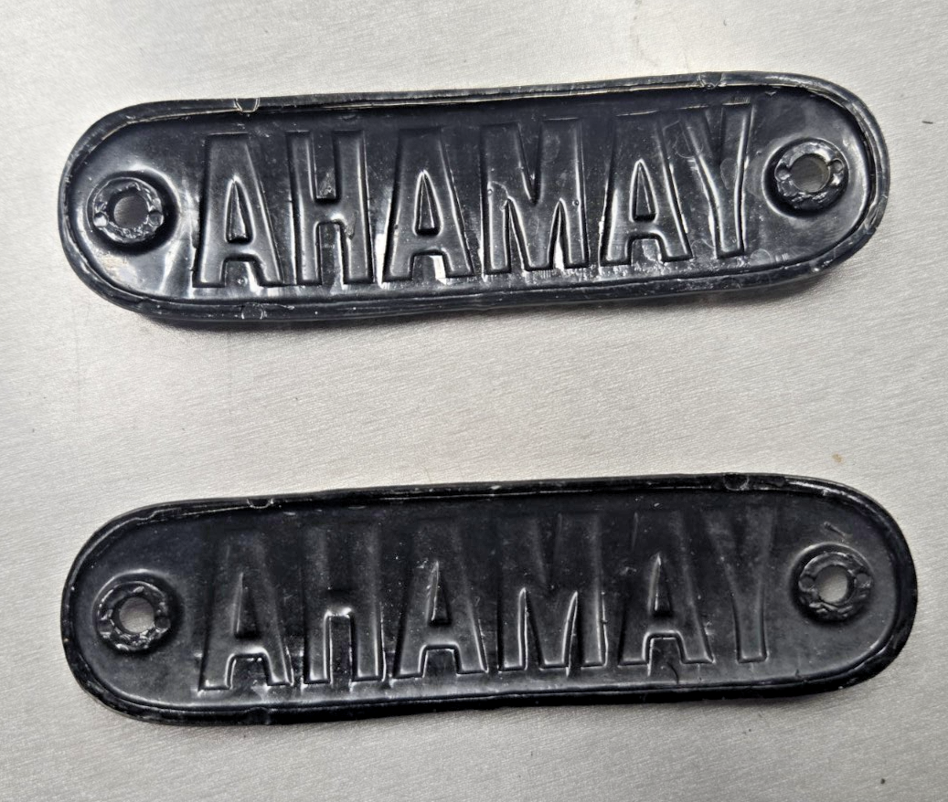 Yamaha Virago XV535 XV700 XV750 XV1100 OEM Fuel Gas Tank Emblem  #0637