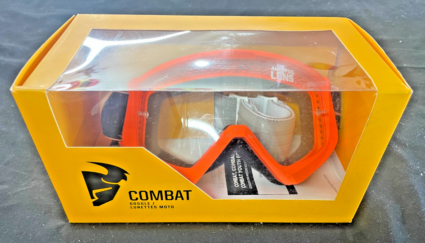 Thor Combat Goggles - Racer - ORANGE  2601-2081     #0193