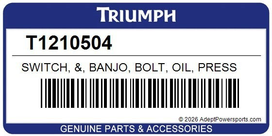 OEM Oil Pressure Sensor Triumph BONNEVILLE 865 900 carburetor EFI 04-16 T1210504