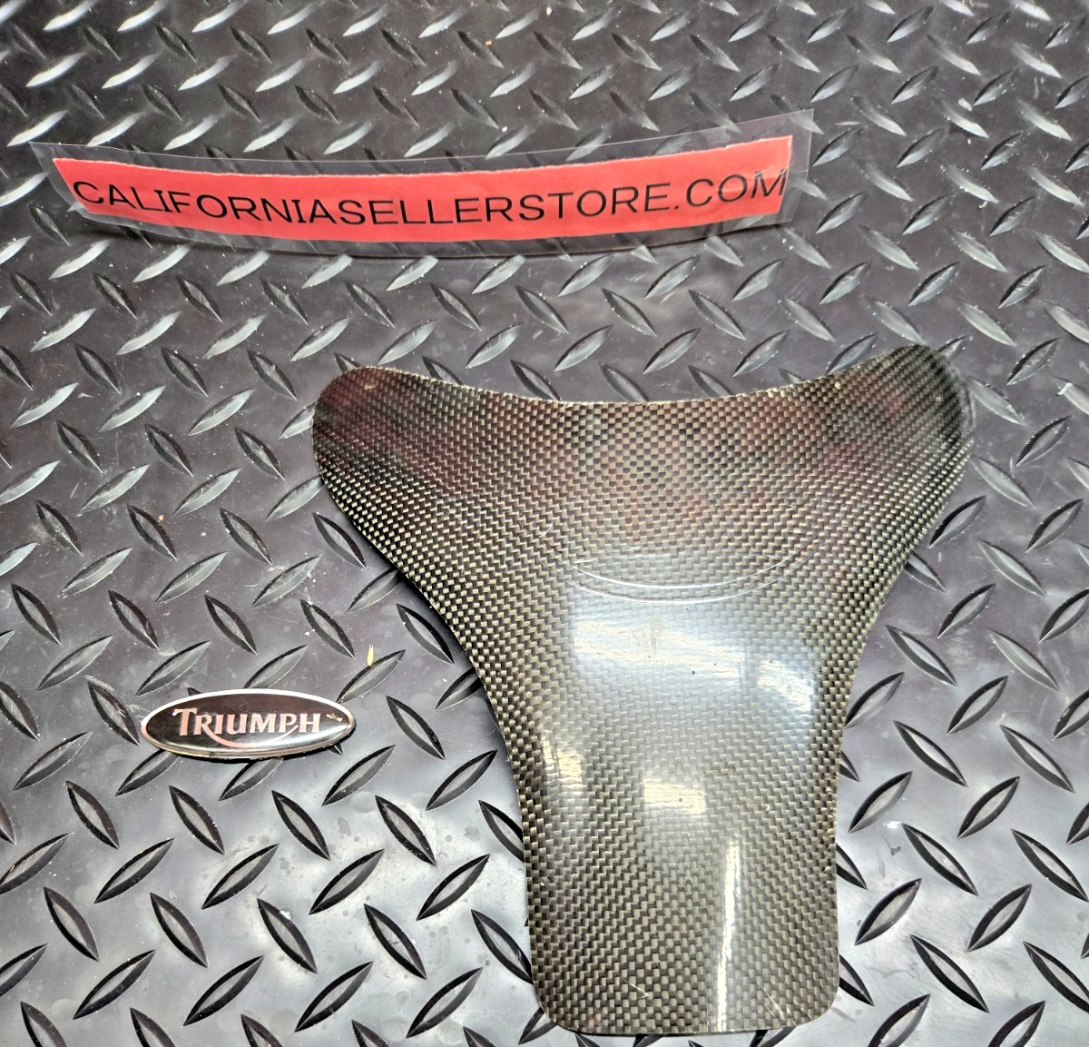 TRIUMPH Original OEM Speed Triple 955i Carbon Tank Pad Protection #0798