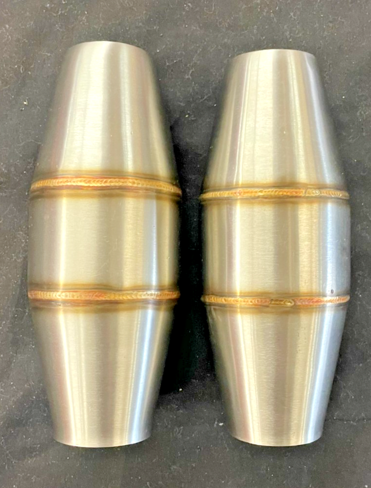 MegaBomb Header Stainless Steel Motorcycle Street Bike compensator #0496
