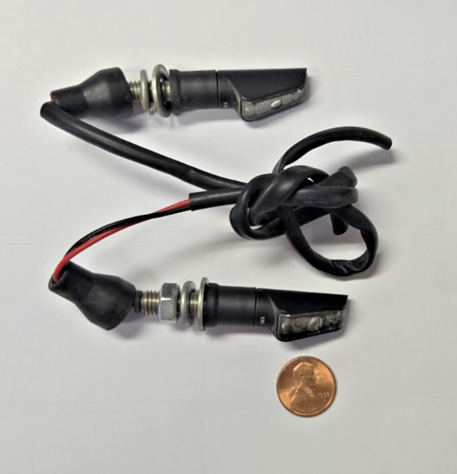 2 X RIZOMA LEGGERA Blinker RIZOMA TS120B  LED MADE IN ITALY #0455