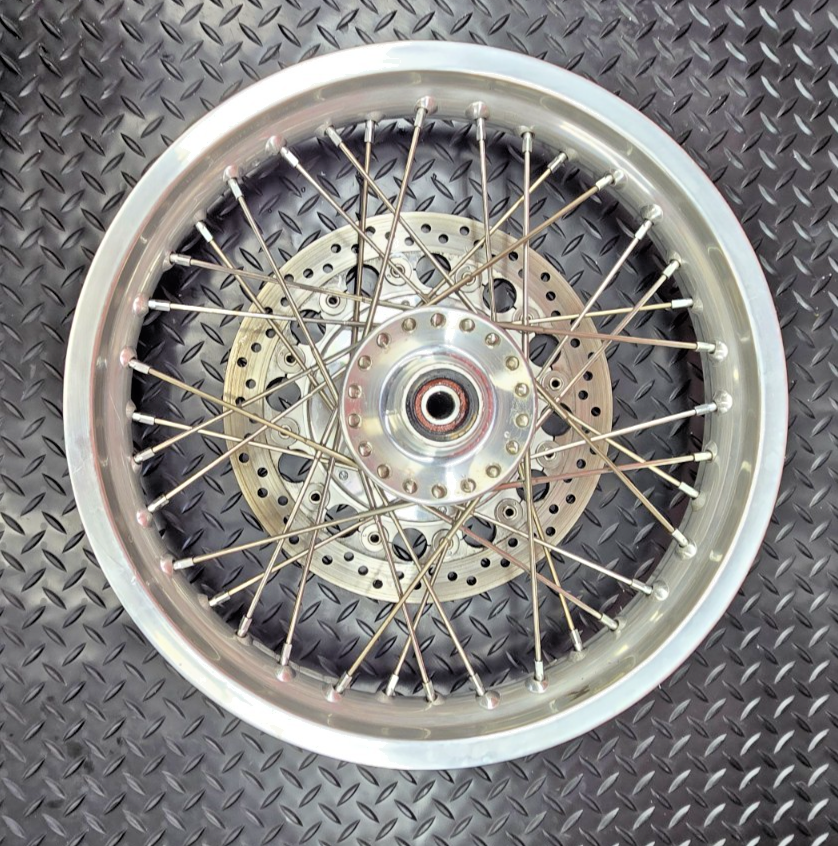 Triumph Thruxton 900 T2000301 Thruxton Front Wheel Hub Assembly with rotor #0520