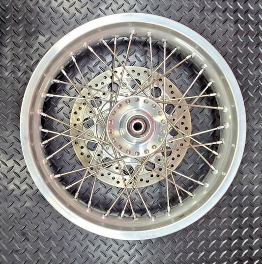 Triumph Thruxton 900 T2000301 Thruxton Front Wheel Hub Assembly with rotor #0520