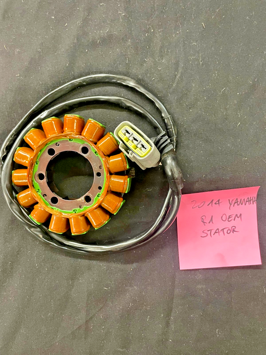 09-14 2011 YAMAHA YZF R1 OEM STATOR GENERATOR ALTERNATOR OEM GENUINE #0112