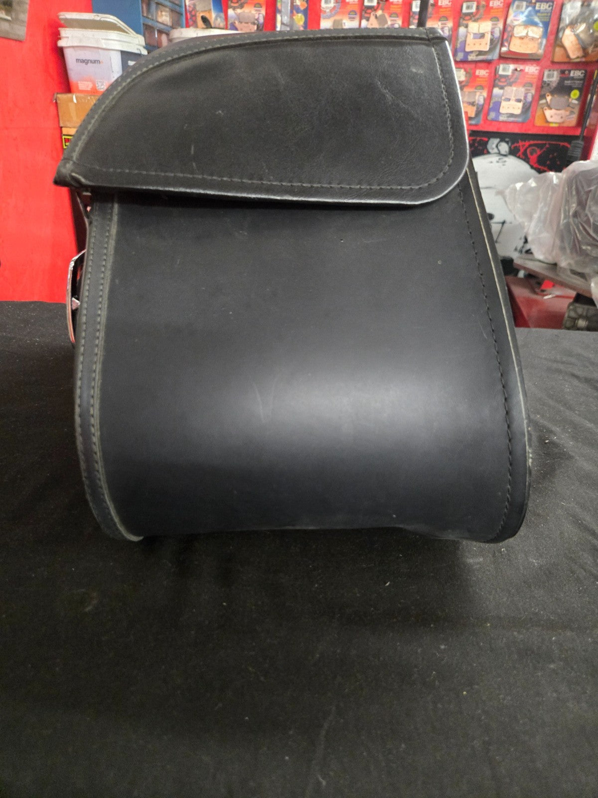 HONDA MOTORCYCLE SHADOW VTX MODELS LEATHER SADDELBAGS KIT 08L56-MEG-100B #0364