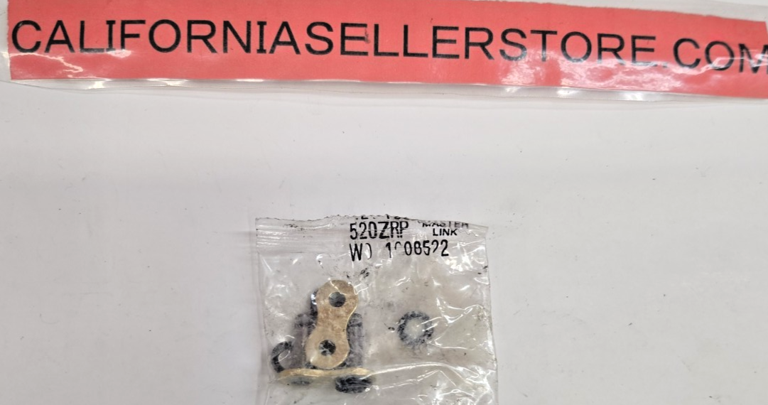 Regina 520 ZRP Series Sportbike Z-Ring Chain Rivet-Type Master Link #1137