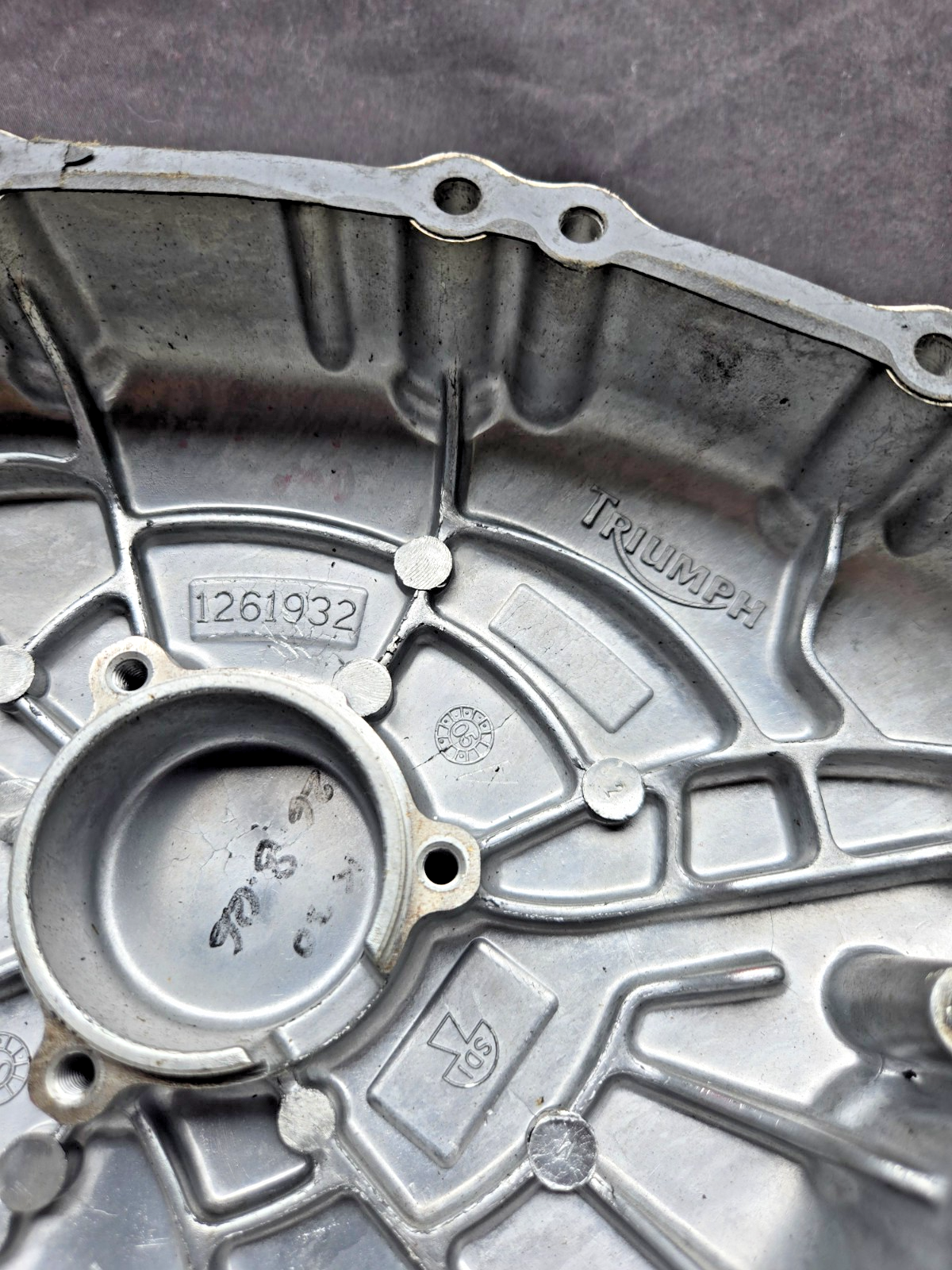 OEM 01-08 Triumph Bonneville T100 SE STATOR COVER CLUTCH COVER VALVE COVER #0353