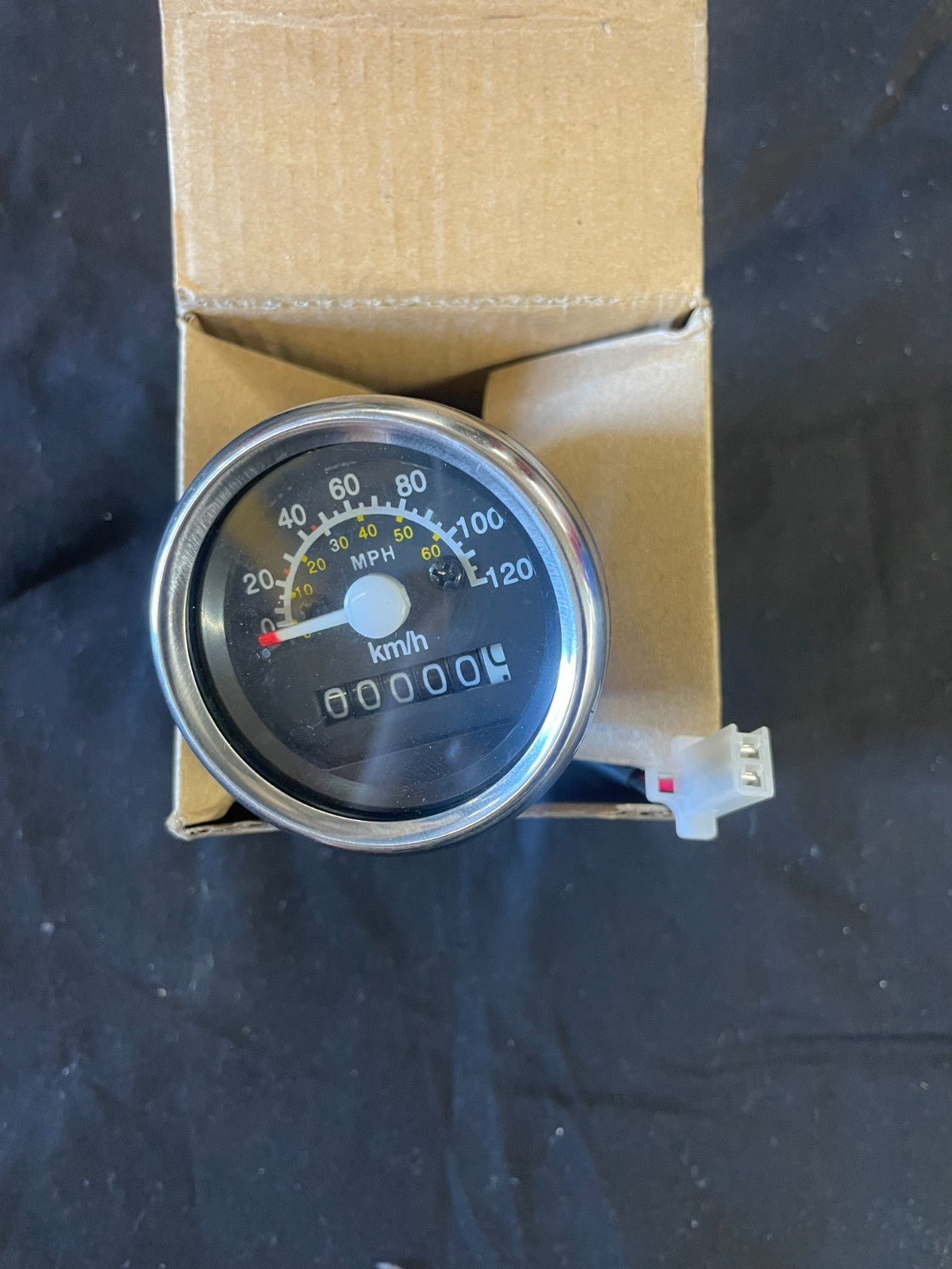 4 X Motorcycle speedometer CAFE RACER STYLE CB550 CB750 XS650  #0218