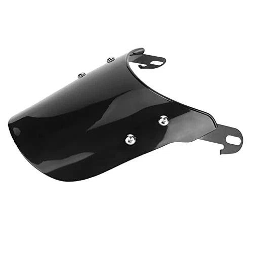 Small Universal Windshield Motorcycle Wind Deflector Windscreen CAFE RACER #0119