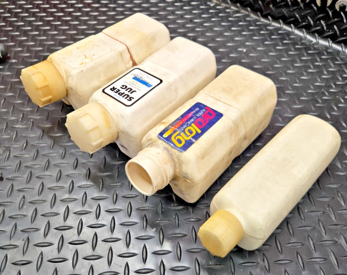4X 1980s 1/2 Gallon Gas Tank JUG Spare GASOLINE For Motorcycle Off Road #0784
