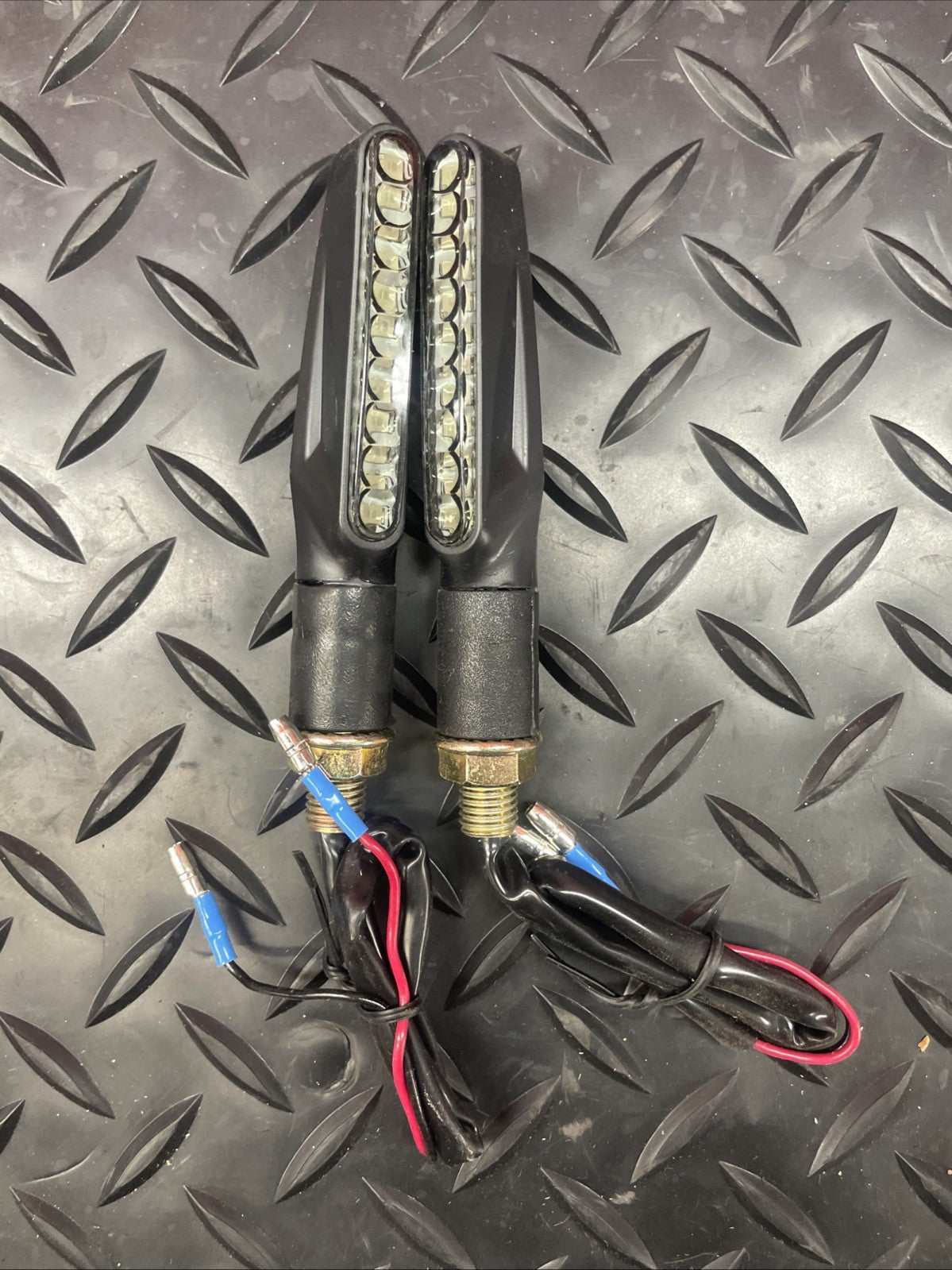 2X Motorcycle LED Turn Signal Indicator Blinker Light Universal Cafe Racer #1122
