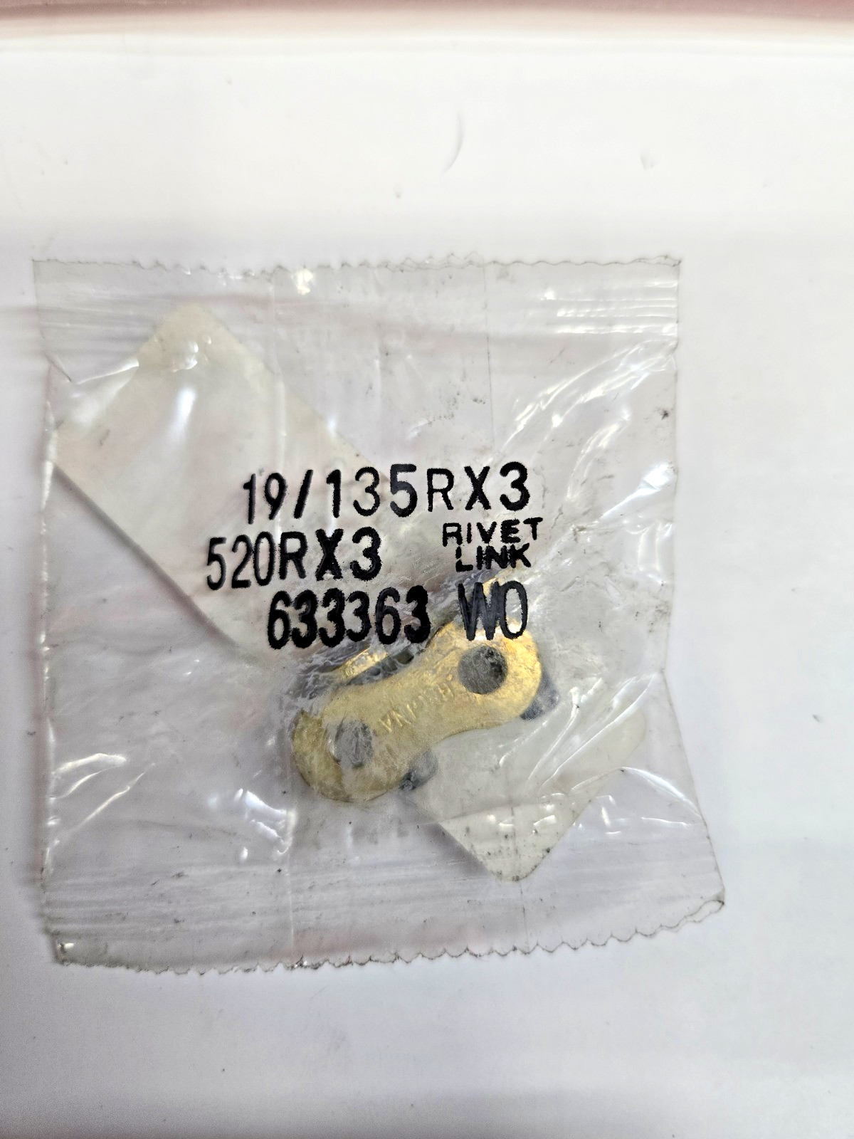 REGINA 520 RX3 Chain Rivet Master Link Gold  #1165