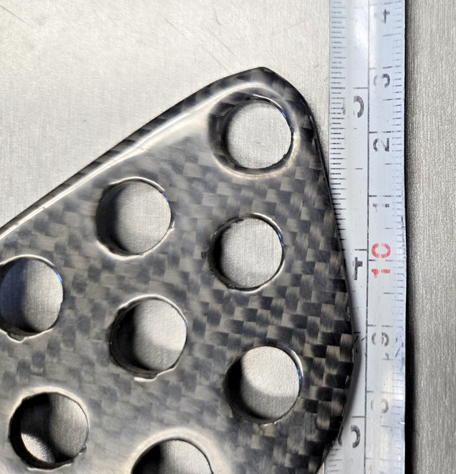 100% Carbon Fiber Motorcycle Heel Protection #0481