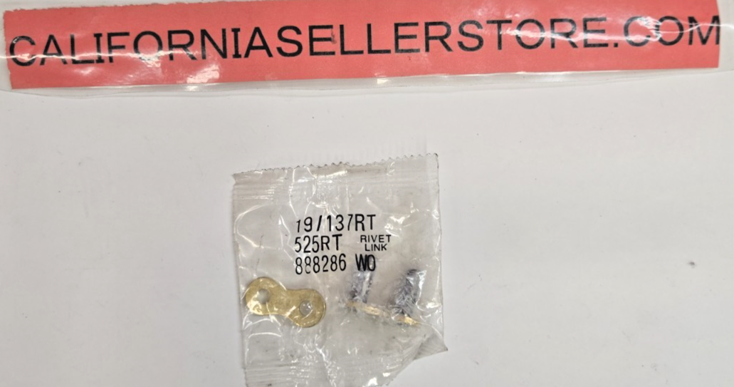 REGINA 520 RX3 Chain Rivet Link Gold #1166