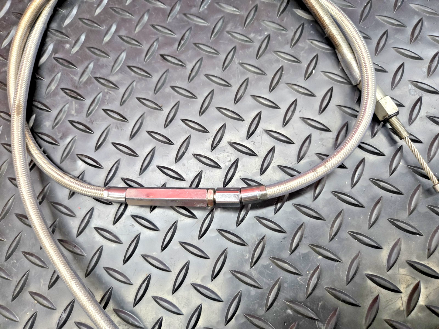 60" Steel Braided Clutch Cable for Harley XL Softail Heritage Road King  #0872