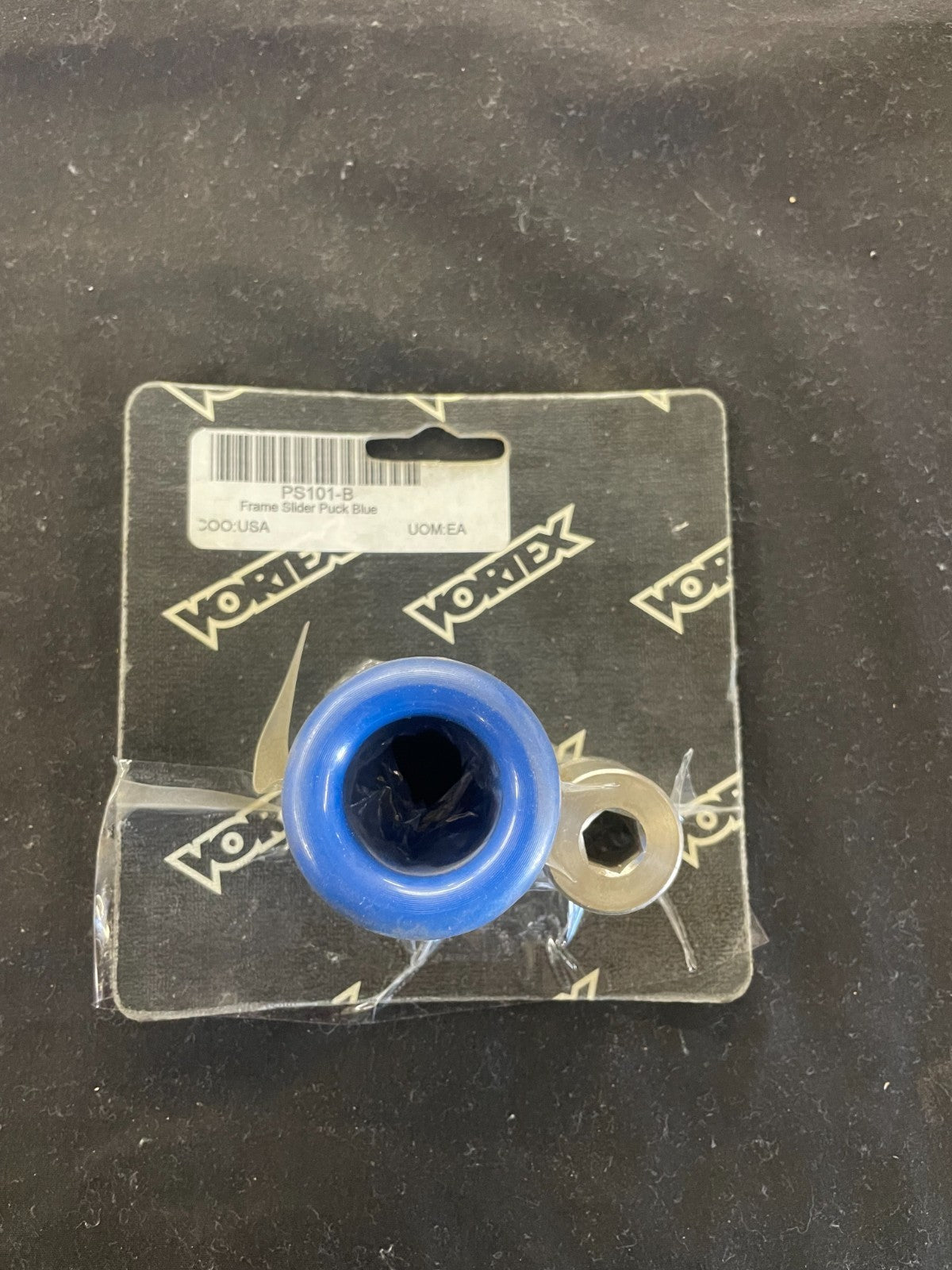 NOS Vortex Blue Universal Frame Slider Puck PS101B  #0165