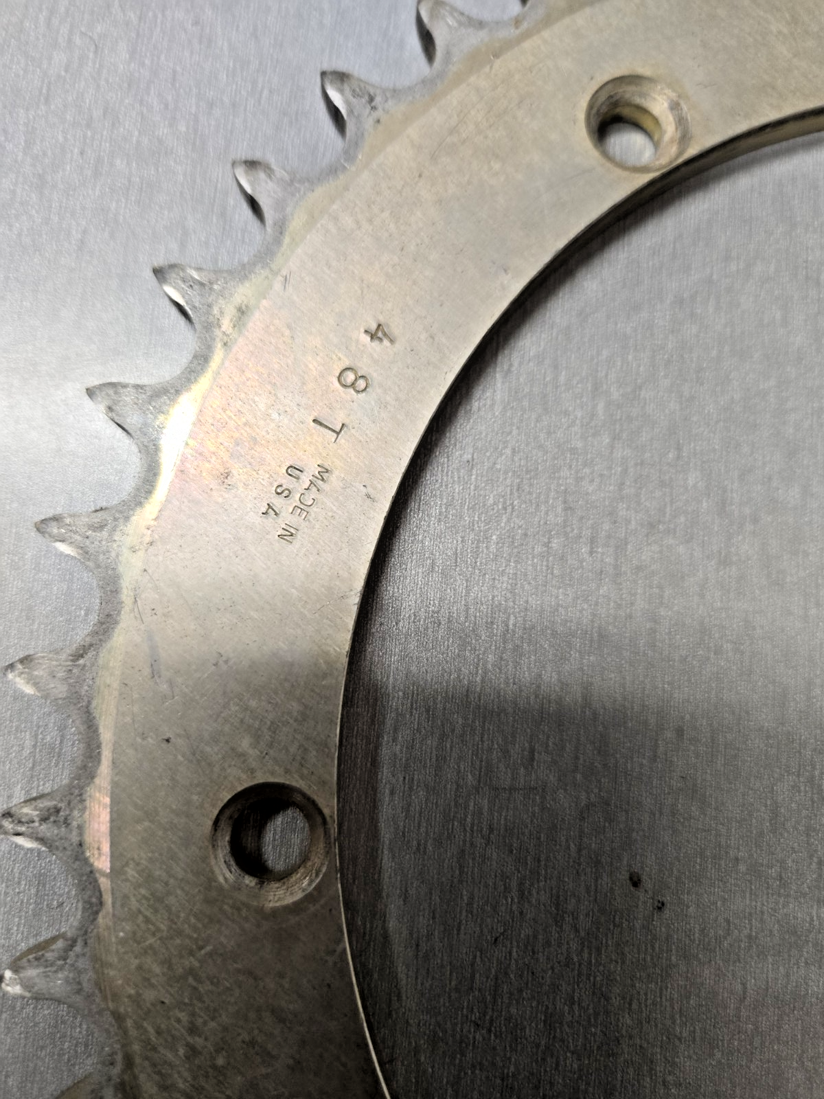 HUSQVARNA 1987 TE 510 REAR 48T SPROCKET #0704