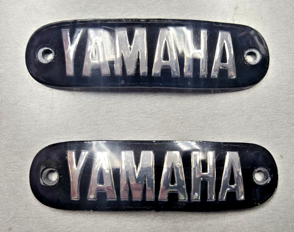 Yamaha Virago XV535 XV700 XV750 XV1100 OEM Fuel Gas Tank Emblem  #0637