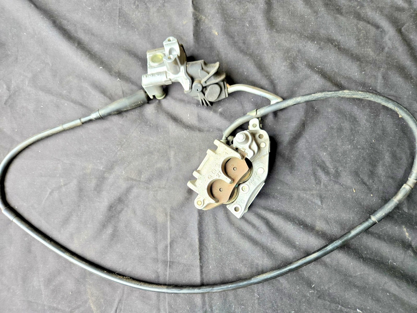2006 YAMAHA WR450F OEM NISSIN FRONT BRAKE CALIPER MASTER CYLINDER HOSE  #0081