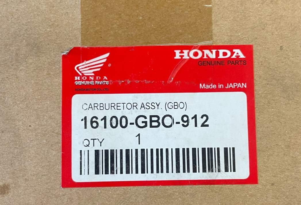 Honda 78-84 CUB 90 C70 OEM Carburetor Assy Japan 16100-GB0-912