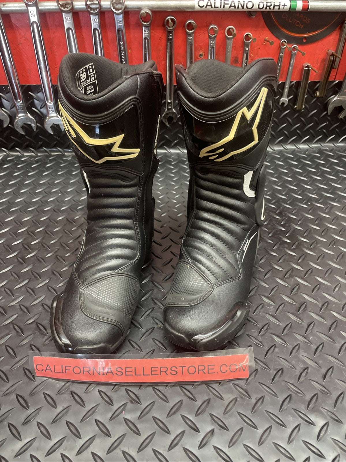 Alpinestars Stella SMX-6 V2 Racing Boots US 8  #1050