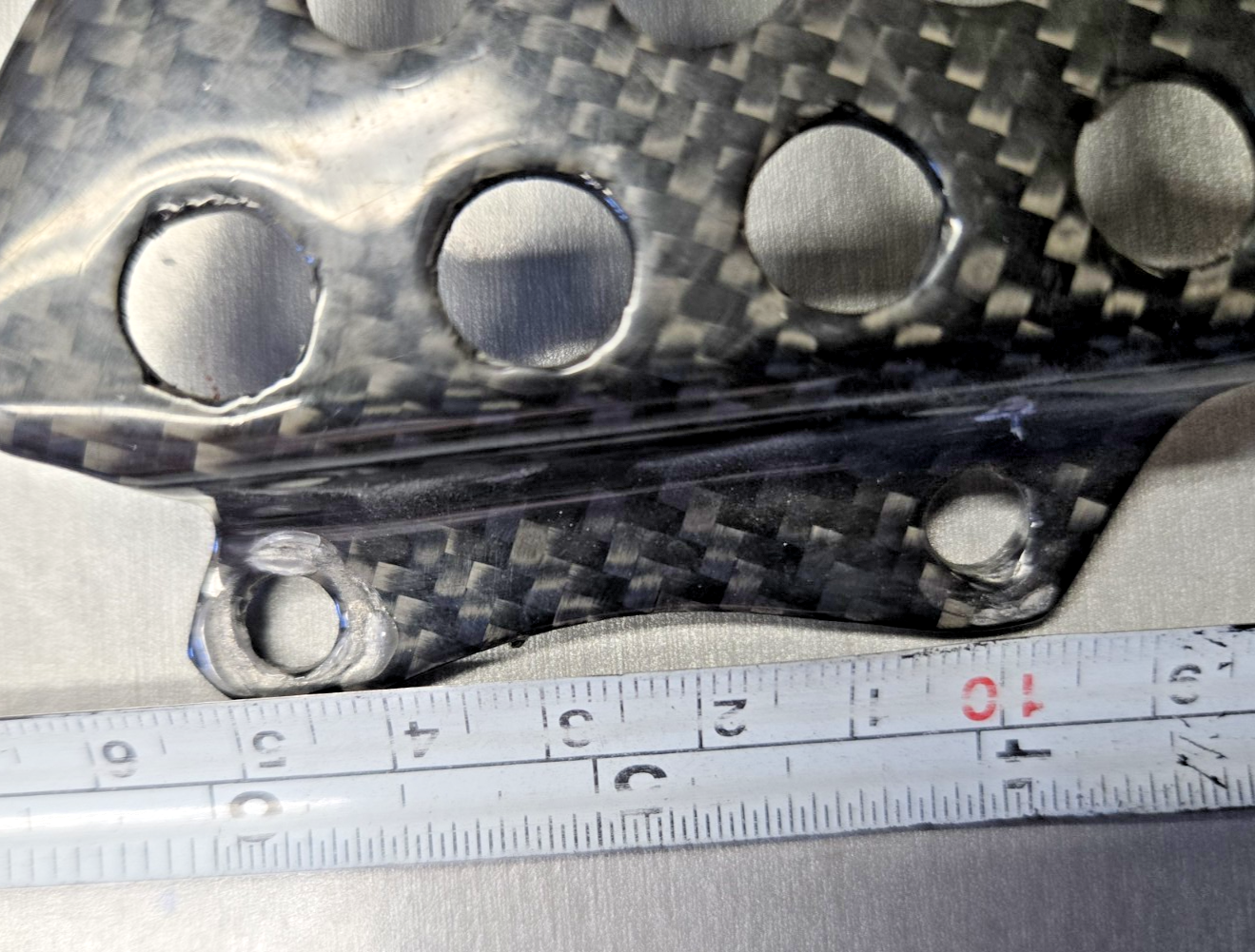 100% Carbon Fiber Motorcycle Heel Protection #0481