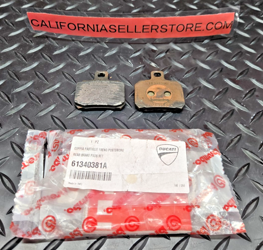 Ducati Brembo Genuine Rear brake pads Panigale Monster 61340381A #0789