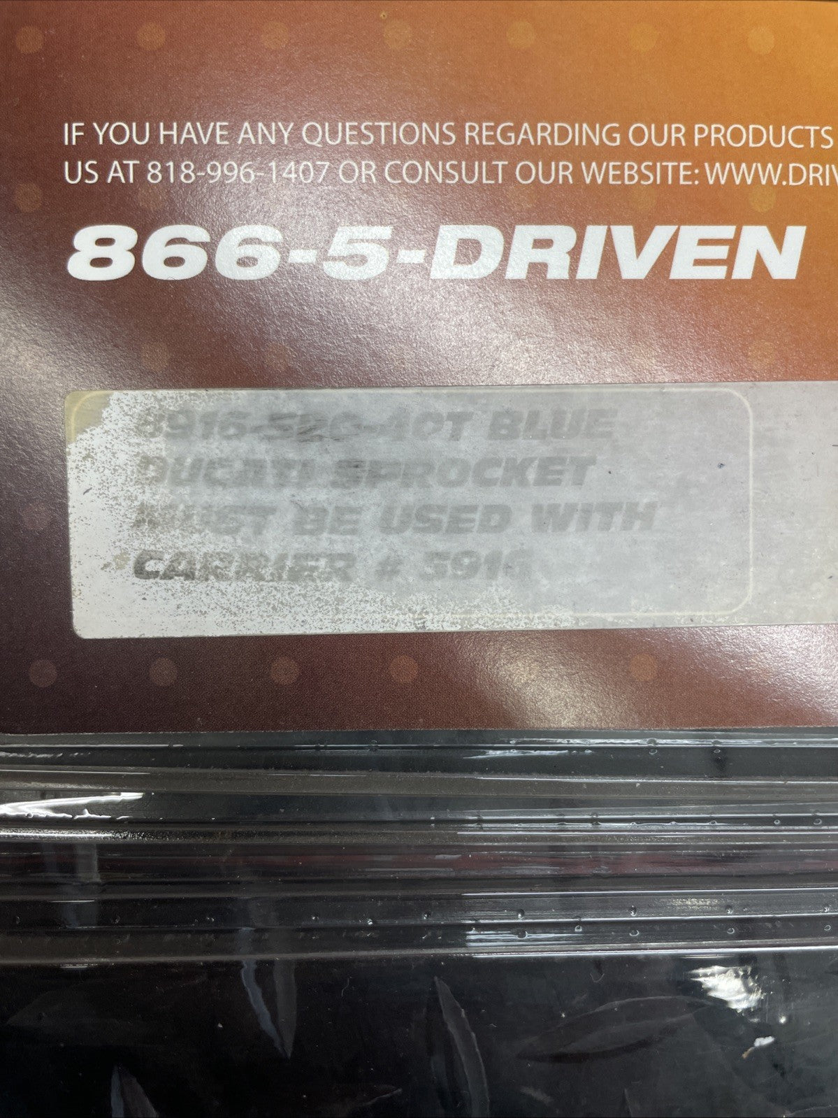 Ducati DRIVEN RACING Aluminum Rear Sprocket 8916-520-40T Blue #0822